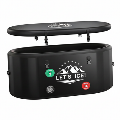 216-Gallon Inflatable Ice Bath Tub with Insulated Lid