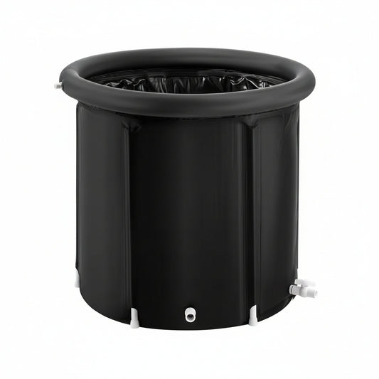 1-Person 1 Jet Occupancy Ice Bath Tub Cold Water Therapy Plunge Tub for Athletes Portable Outdoor Ice Barrel Plunge Pool