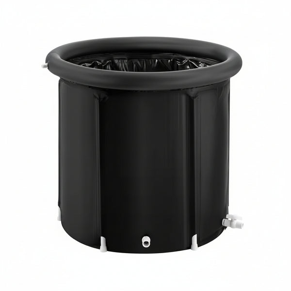 1-Person 1 Jet Occupancy Ice Bath Tub Cold Water Therapy Plunge Tub for Athletes Portable Outdoor Ice Barrel Plunge Pool