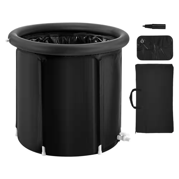 1-Person Portable Ice Bath Tub with Jet – 76.6 Gal