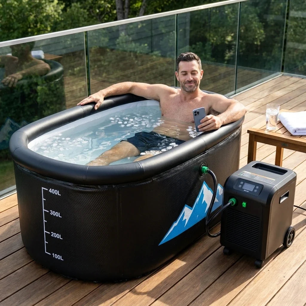 248-Gallon Inflatable Cold Plunge Tub – Hot & Cold, 1 HP — Lifestyle
