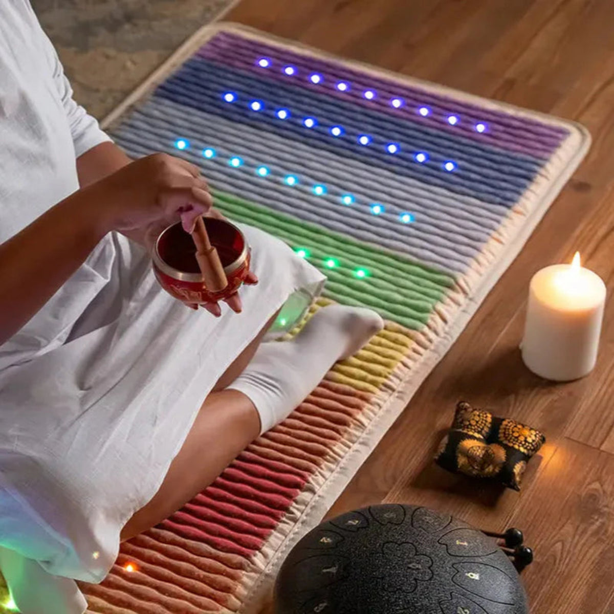 Rainbow Chakra Series | PEMF Far Infrared Heating Mats — product view 3