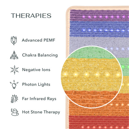Rainbow Chakra Series | PEMF Far Infrared Heating Mats — product view 9
